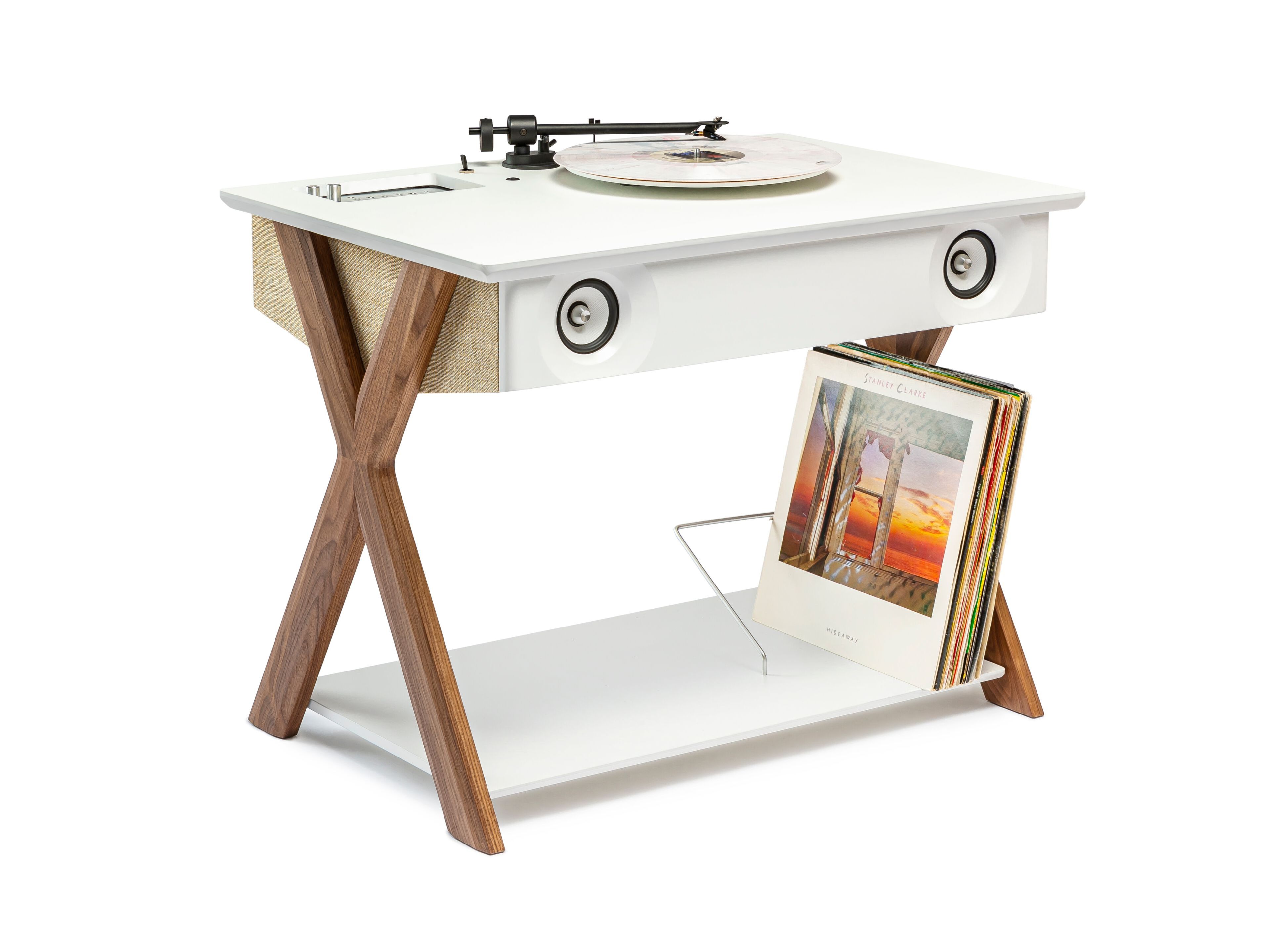 Акустический динамик из орехового дерева с поворотным столом La Boite concept LX X ARCH-00005478 - Вид №4