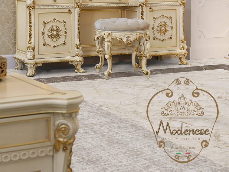 Низкая ткань мягкий стул Modenese Luxury Interiors Imperial ARCH-00003980