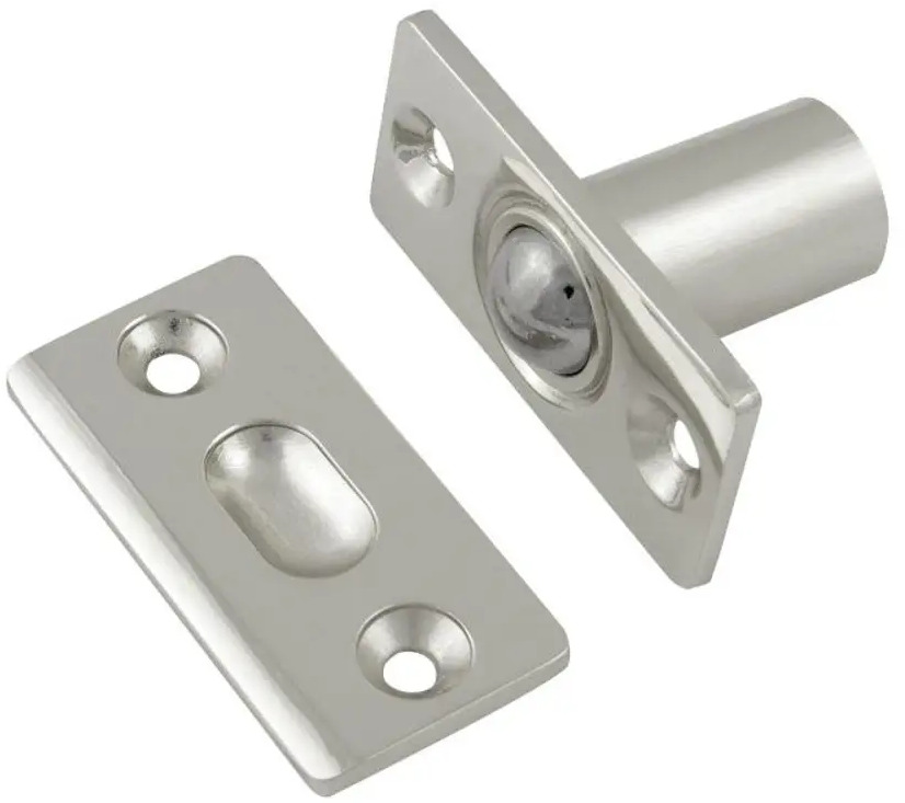 Защелка НОРА-М ЗШ2 шариковая для межкомнатных дверей хром 84749476