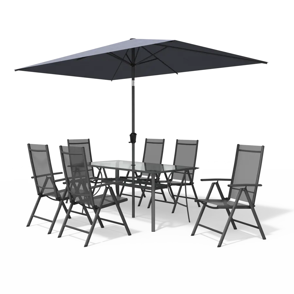 Набор садовой мебели для обеда Naterial Ovion 6 персон STLM-2012032 - Вид №1