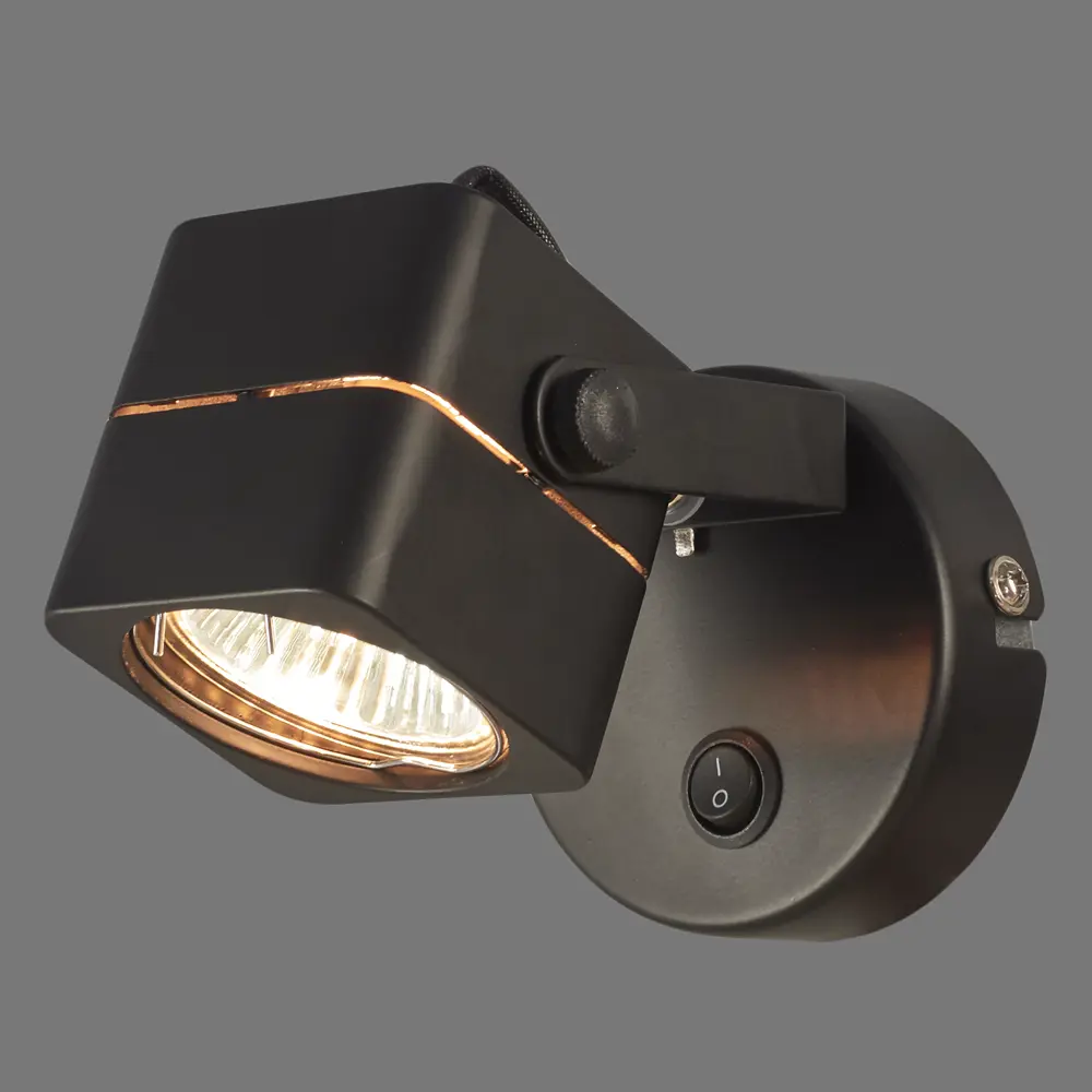 Спот поворотный Lene 1хGU10х50 Вт металл цвет чёрный Arte Lamp STLM-2133613 - Вид №2