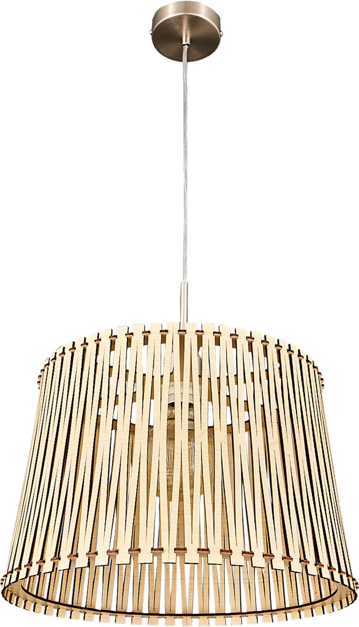 19283964 Светильник подвесной Sendero 1 лампа 4 м² цвет клён STLM-0013435 EGLO