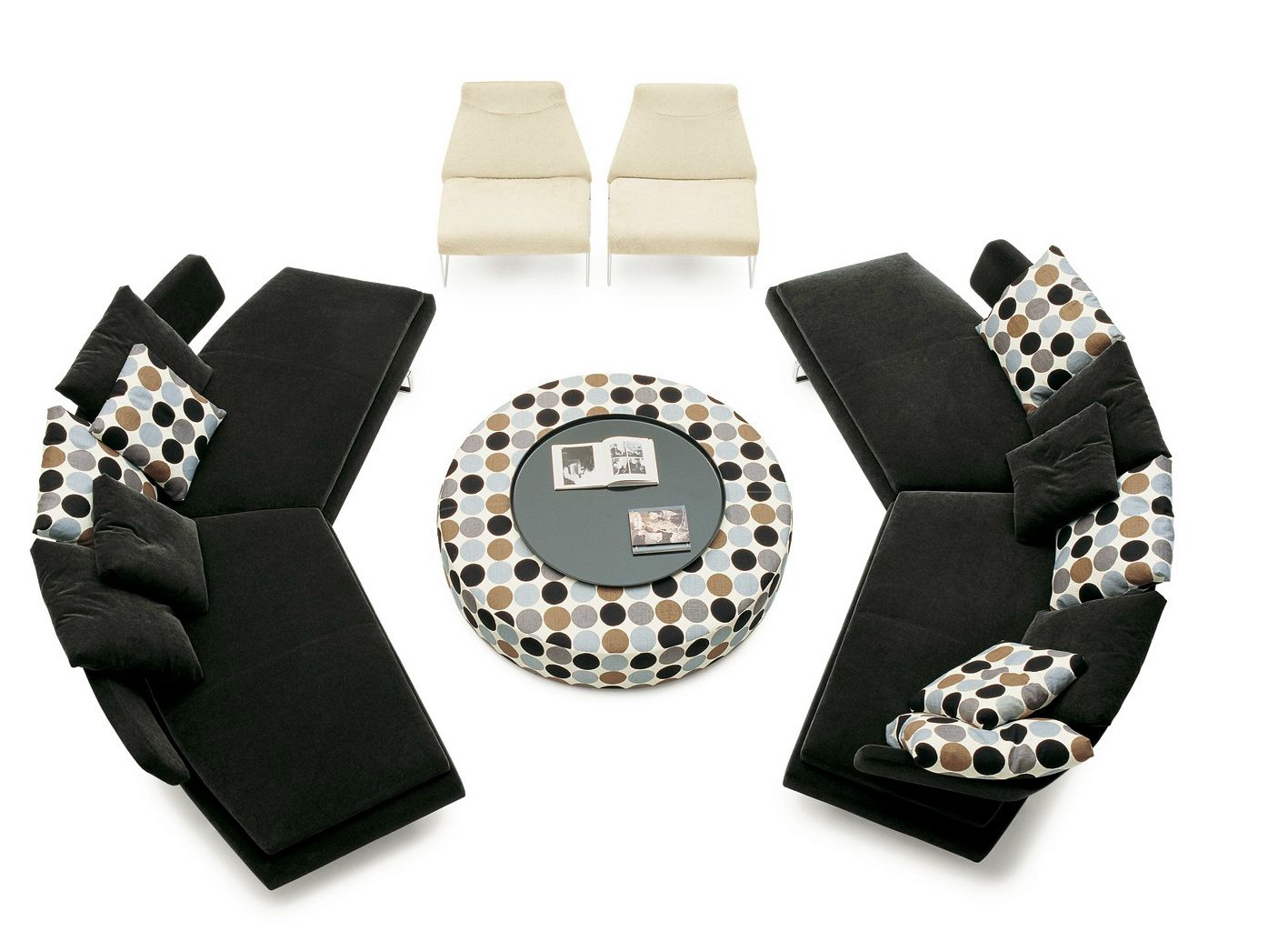 Угловой диван из ткани B&B Italia ARNE ARCH-00043029 - Вид №1