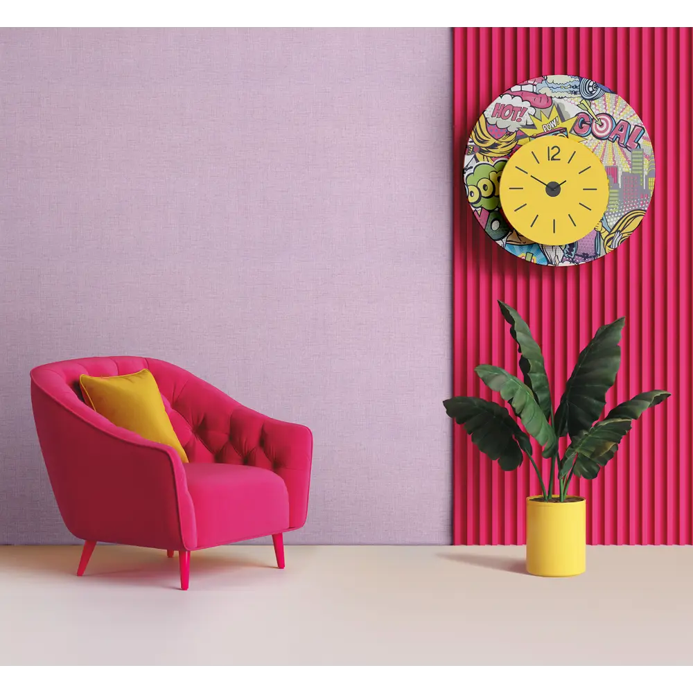 Обои флизелиновые Артекс Поп Арт фиолетовые 1.06 м 10701-04 STLM-2129325 - Вид №2