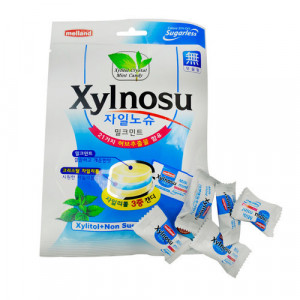 441512 Леденцовая карамель "Xylnosu milk mint candy", 68 г Melland