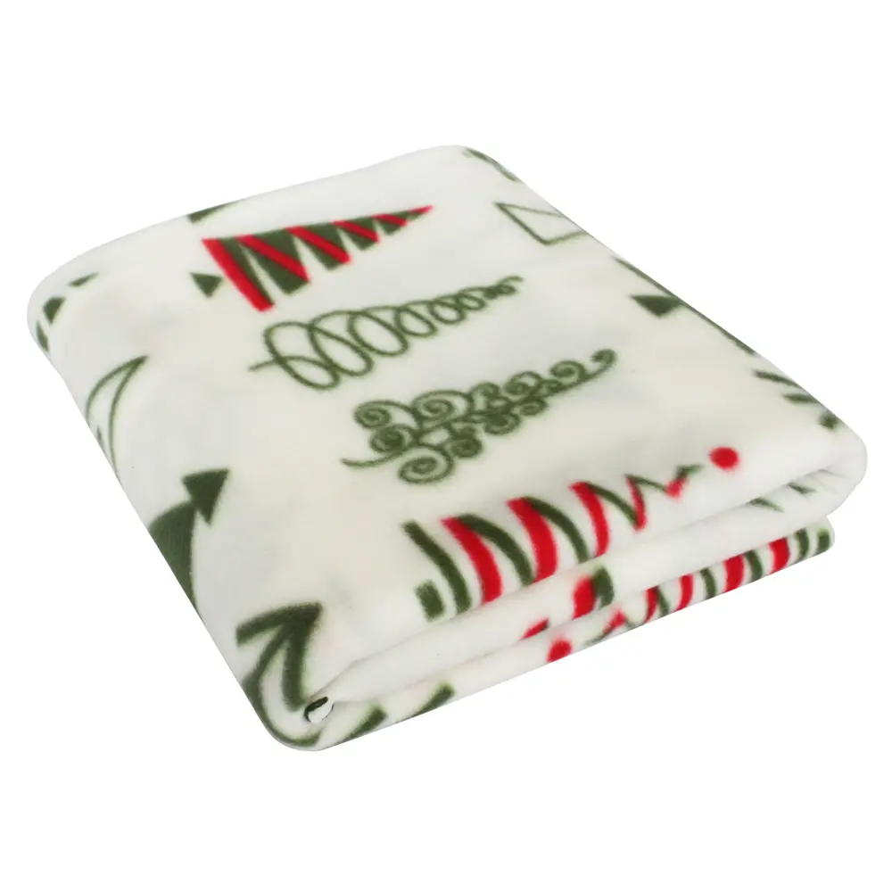 Плед Ёлочки» 130х170 см флис BELEZZA STLM-2021426