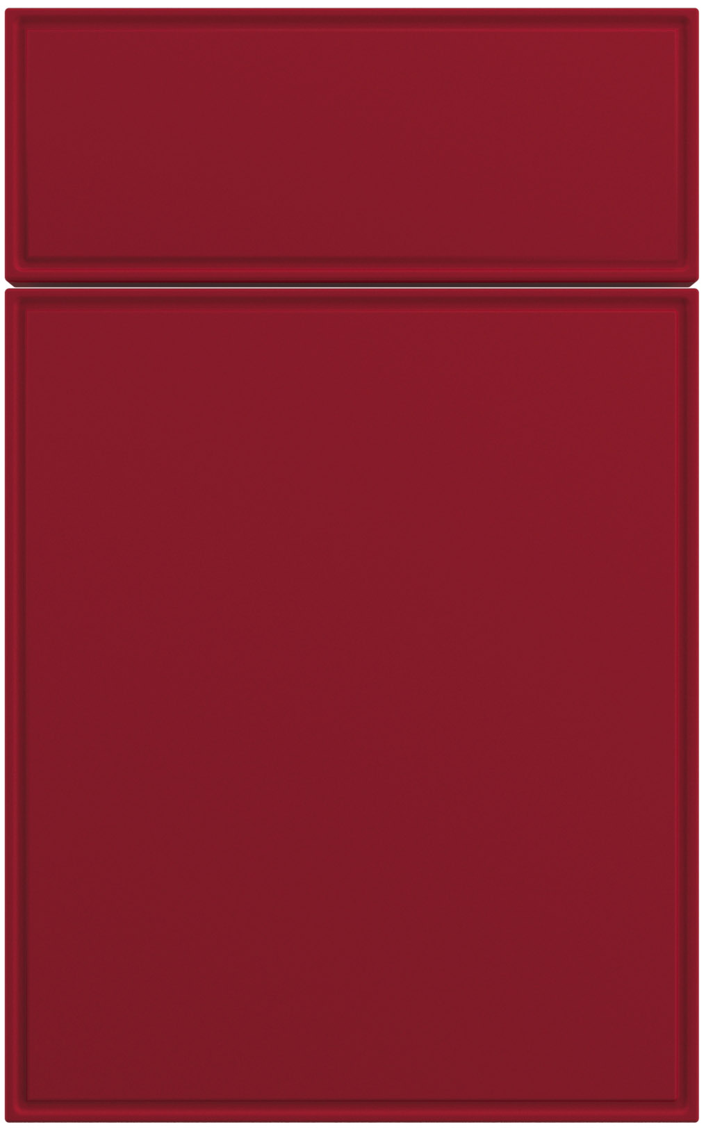 Фасады для кухни Модерн Фрезеровка «Сканди» Красный глянец №217 SIDAK SIST383-11227