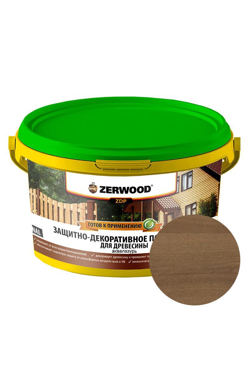 90408506 Защитно-декоративный антисептик для древесины 1605547560 цвет орех 2.5 кг STLM-0218653 ZERWOOD