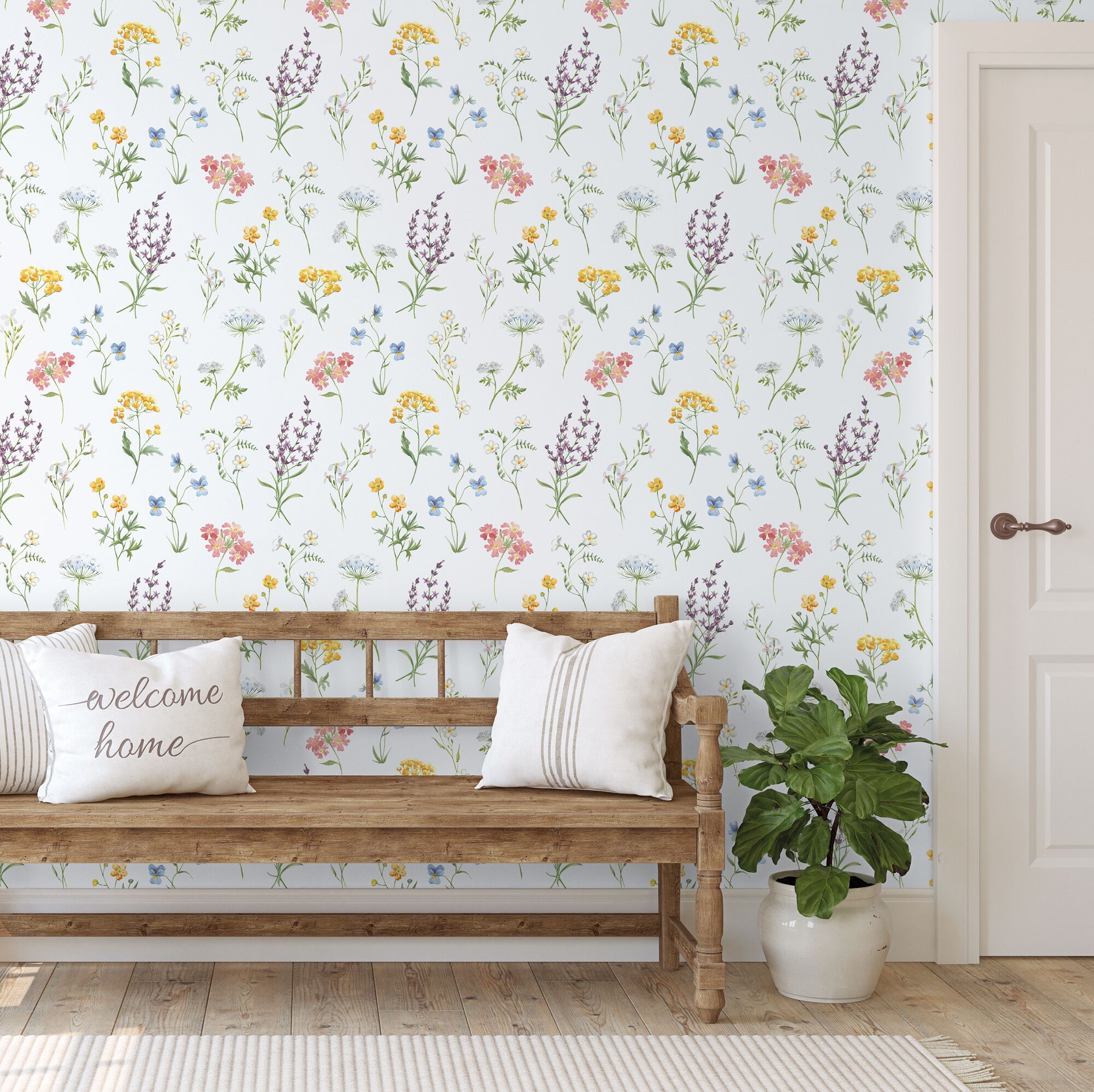 Обои с цветочными мотивами ICH Hana ARCH-00060028 - Вид №6