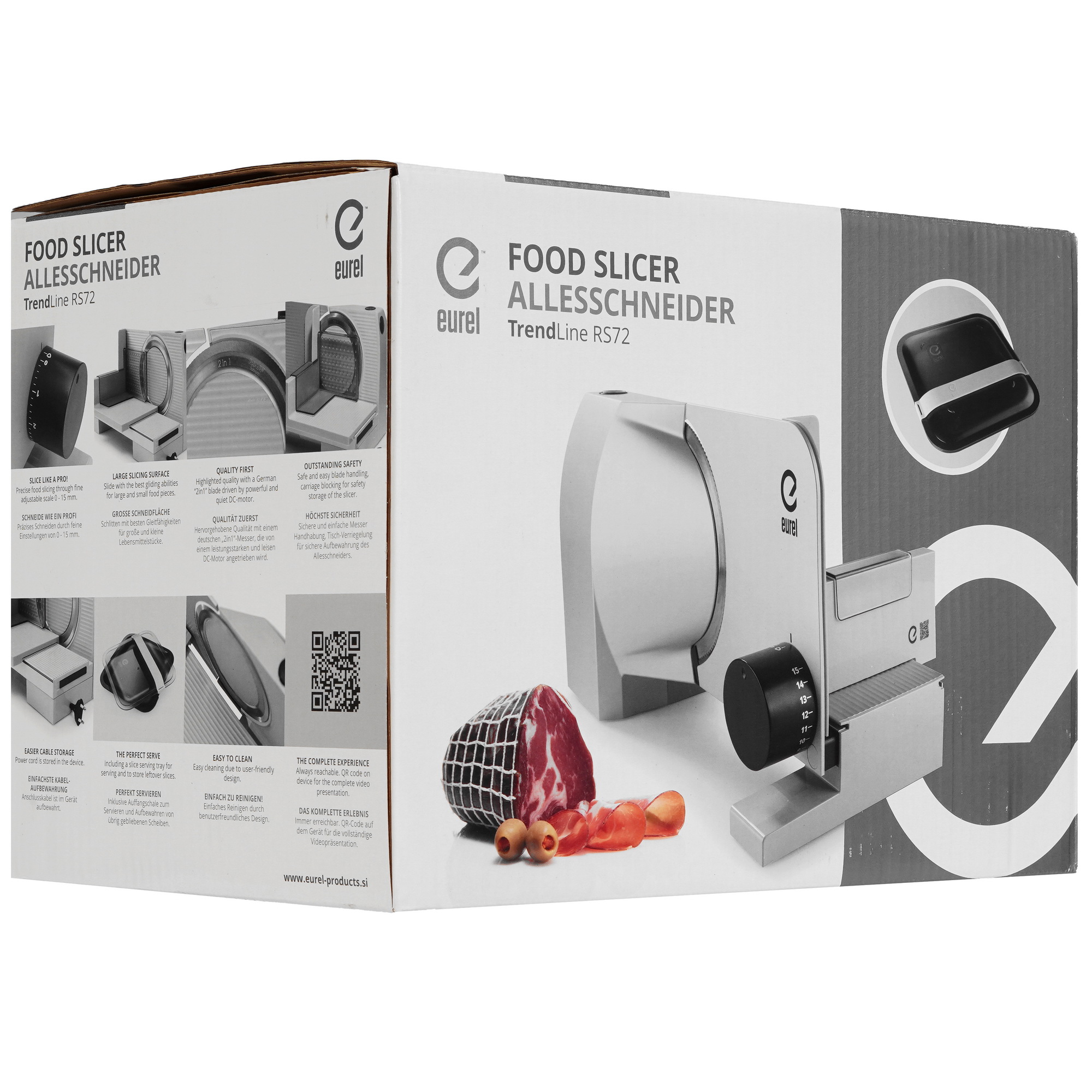 9291779 Ломтерезка Eurel RS72 V2 RAL 7021 черный STDN-0069773 - Вид №7