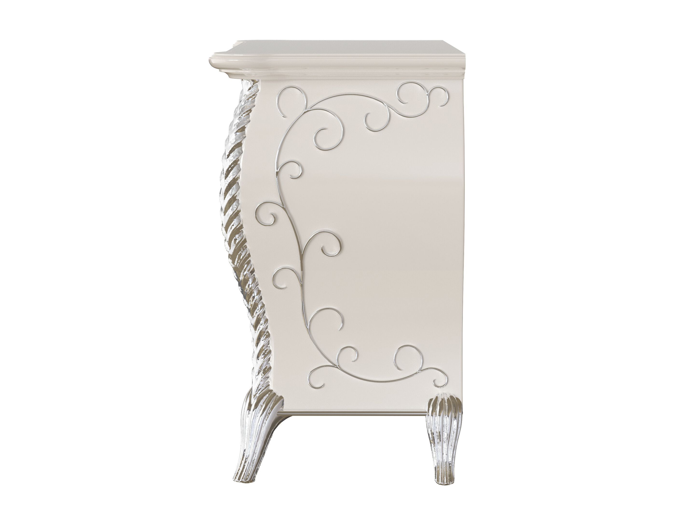 Деревянная прямоугольная тумбочка с ящиками Modenese Luxury Interiors CELESTIA ARCH-00123702 - Вид №2