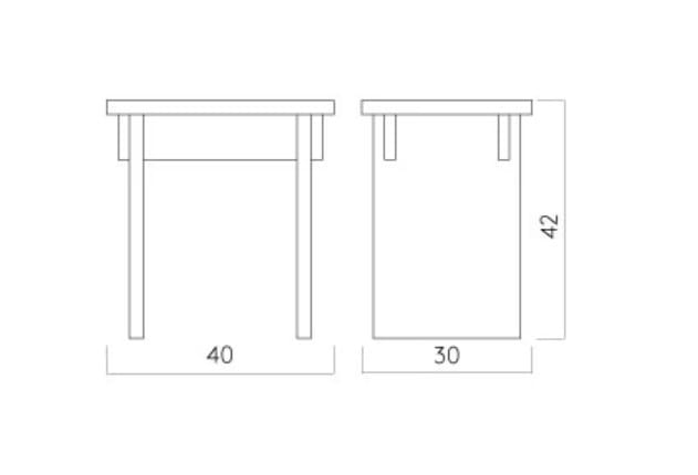 Низкий дубовый стул Kristina Dam Studio ARTISAN ARCH-00081872 - Вид №4
