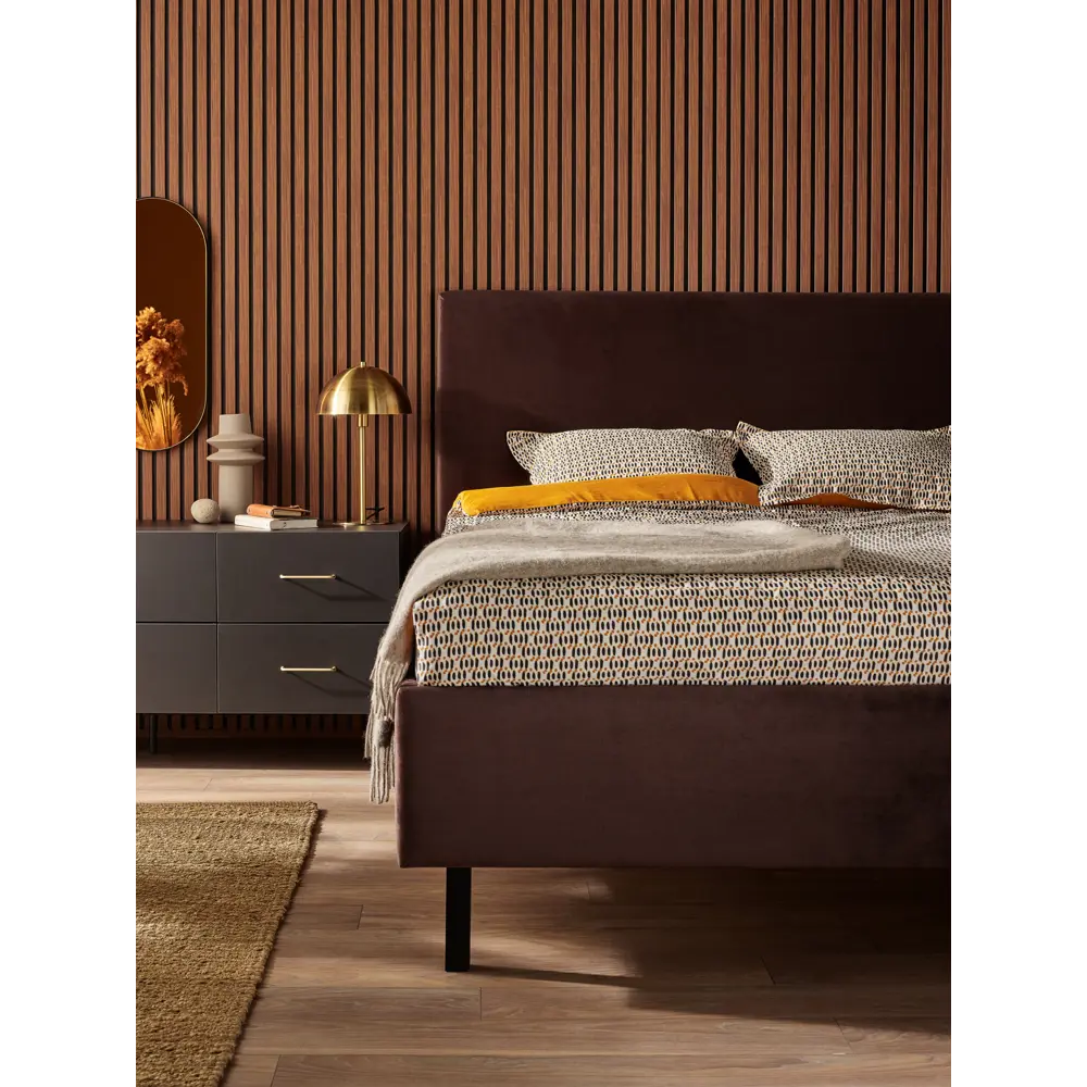 Боковая планка левая Line Trimrio M-Line Trim 42x12x2650 мм ПВХ цвет Mocca 85517729 STLM-2086267 VILO  - Вид №3