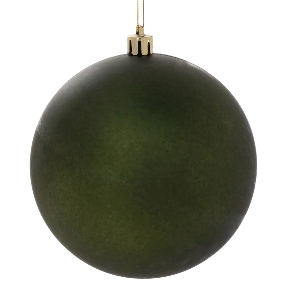Набор елочных шаров KREAFORTA зеленые с блестками 8 шт. ø10 см 89420546 STLM-1580058 - Вид №5