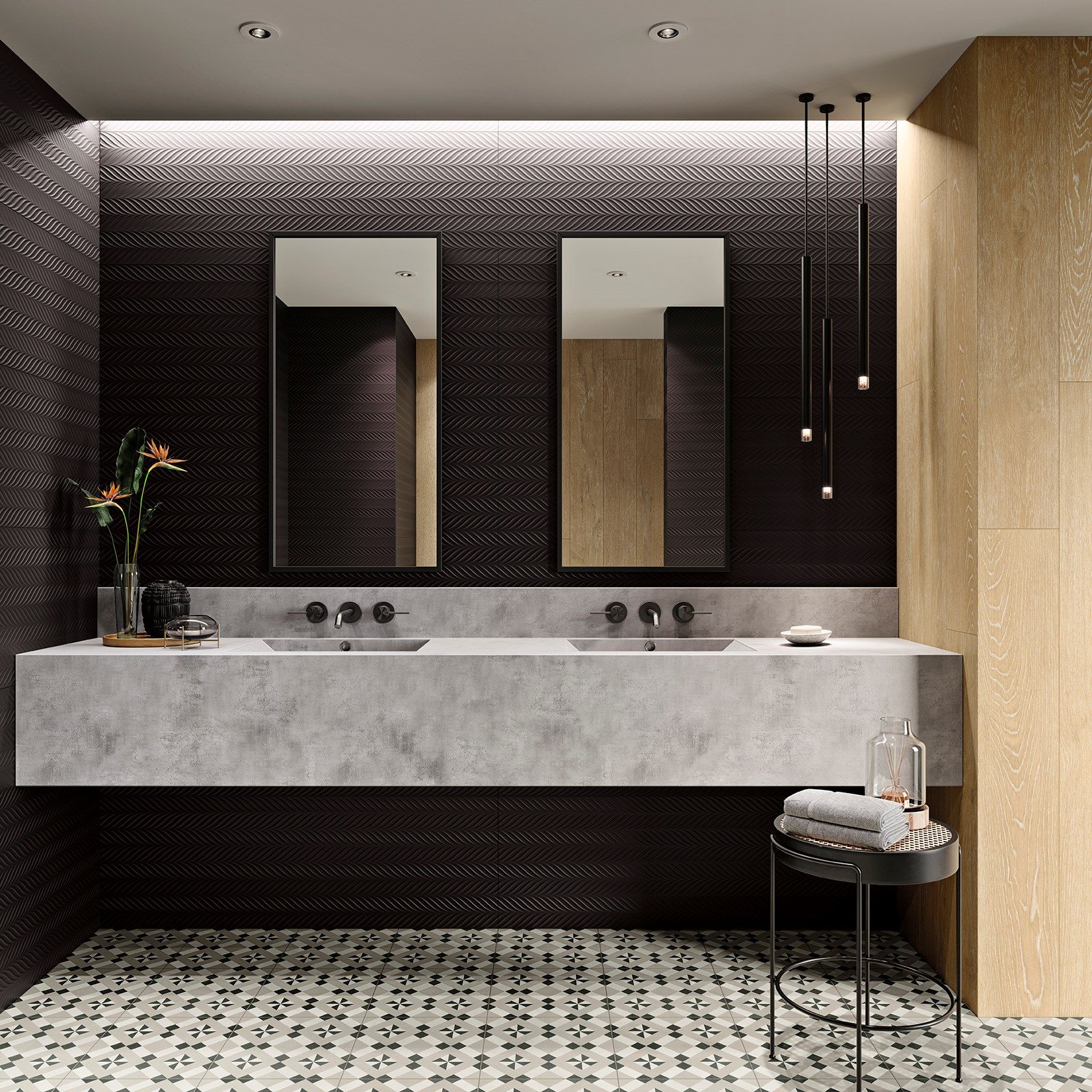 Пол / покрытие для внутреннего и наружного применения с эффектом цемента Revigrés ARCH-00038602 - Вид №11