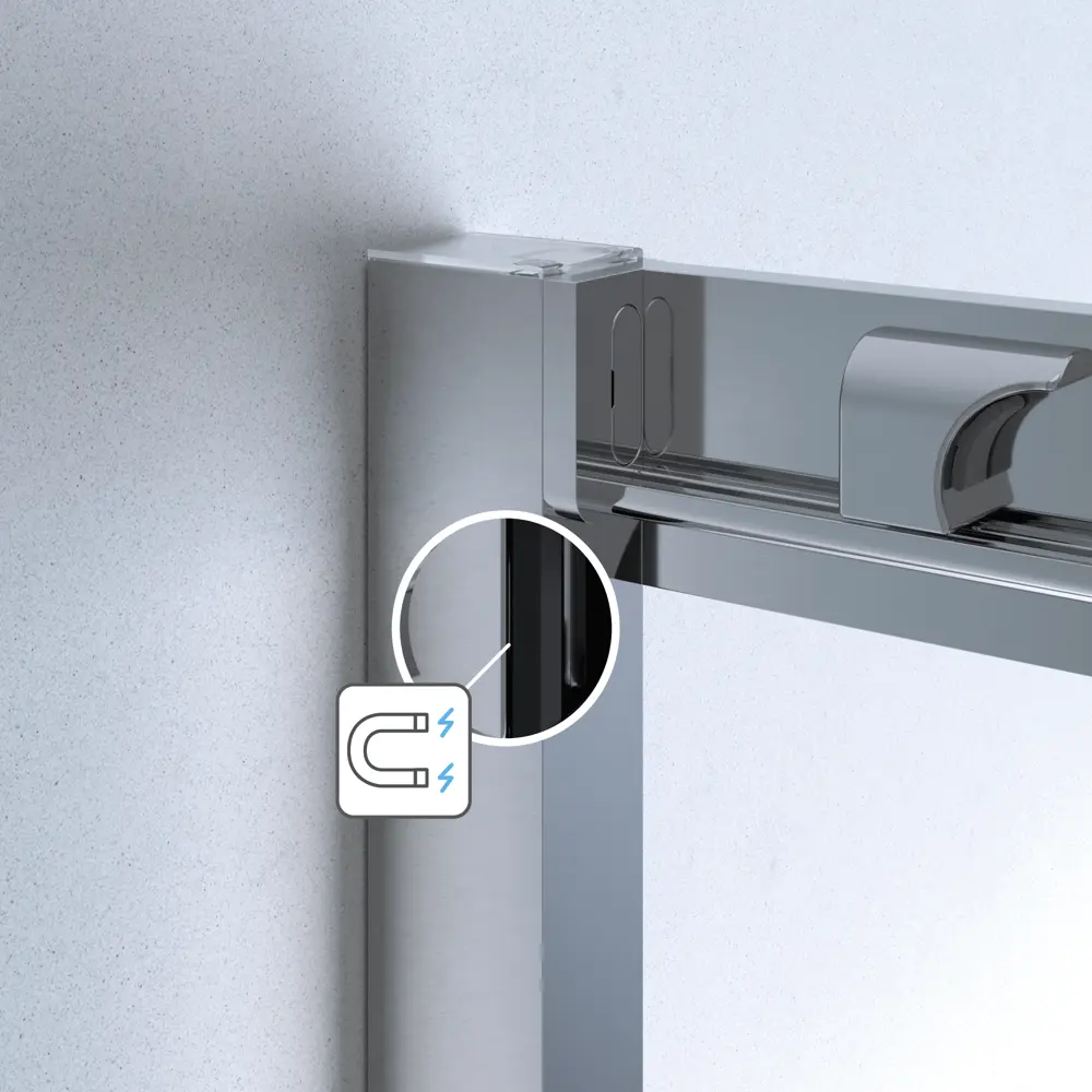 Комплект стекол для раздвижной душевой двери Sensea Easy 130 см прозрачное стекло, цвет профиля на выбор 85868670 STLM-2028178 - Вид №5