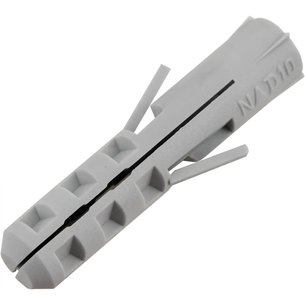 Дюбель распорный для полнотелых материалов Standers 10x50 мм нейлон цвет серый 45 шт STLM-2054316 - Вид №1