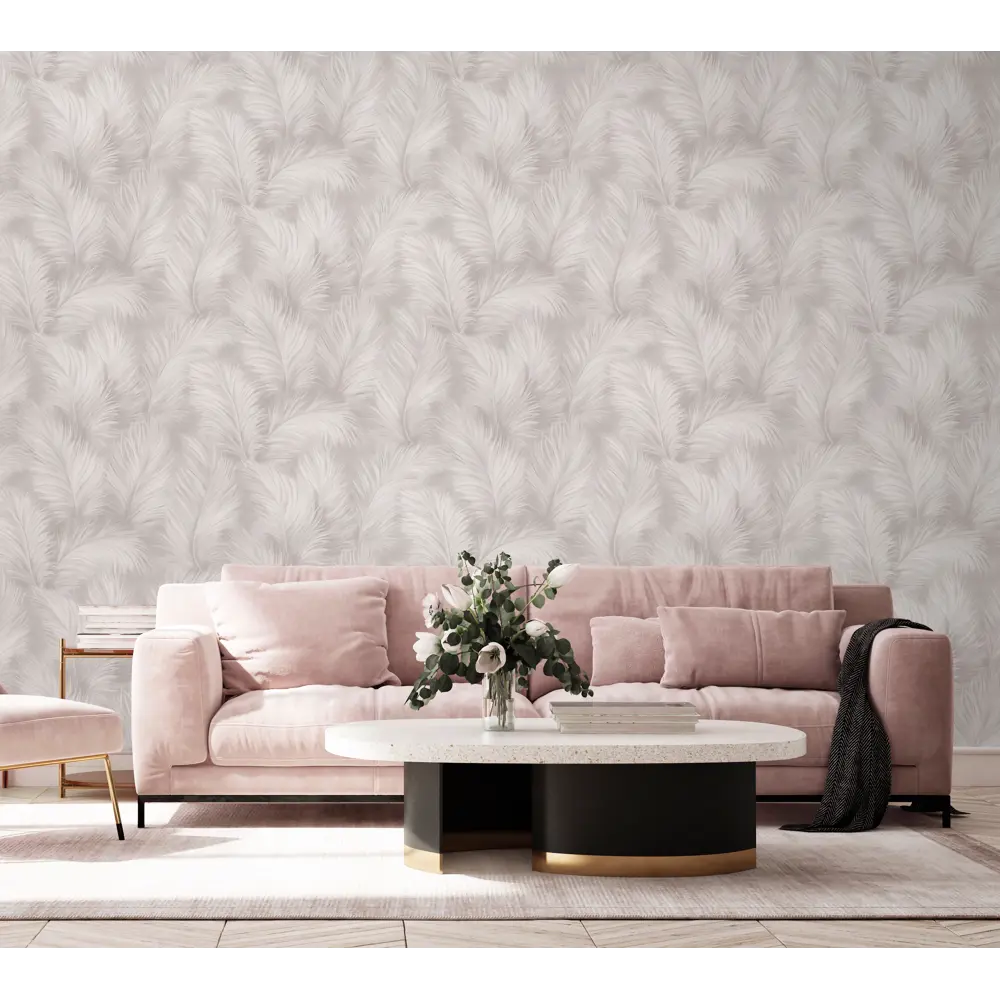 WALLSECRET Flamingo - Флизелиновые обои бежевого оттенка для элегантного интерьера 89395600 STLM-1413096 - Вид №4