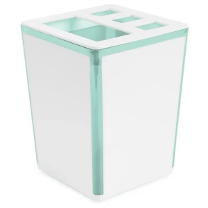 Подставка для зубных щёток Berossi Spacy пластик цвет белый мятный