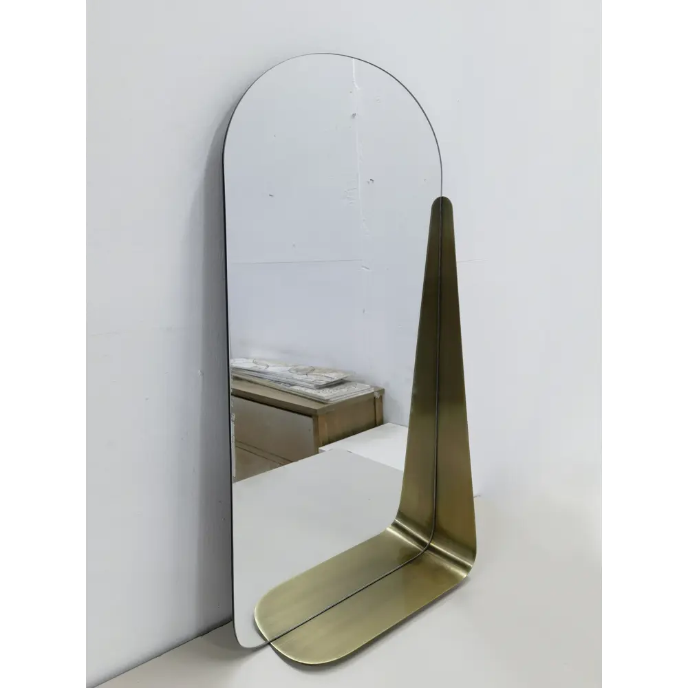 Зеркало KREAFORTA Brilia Brass с арочным дизайном в латунном покрытии 89389492 STLM-1576793 - Вид №2