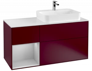 Villeroy&Boch Тумба под раковину Прямоугольная версия F391GJHB Finion Peony Matt Lacquer