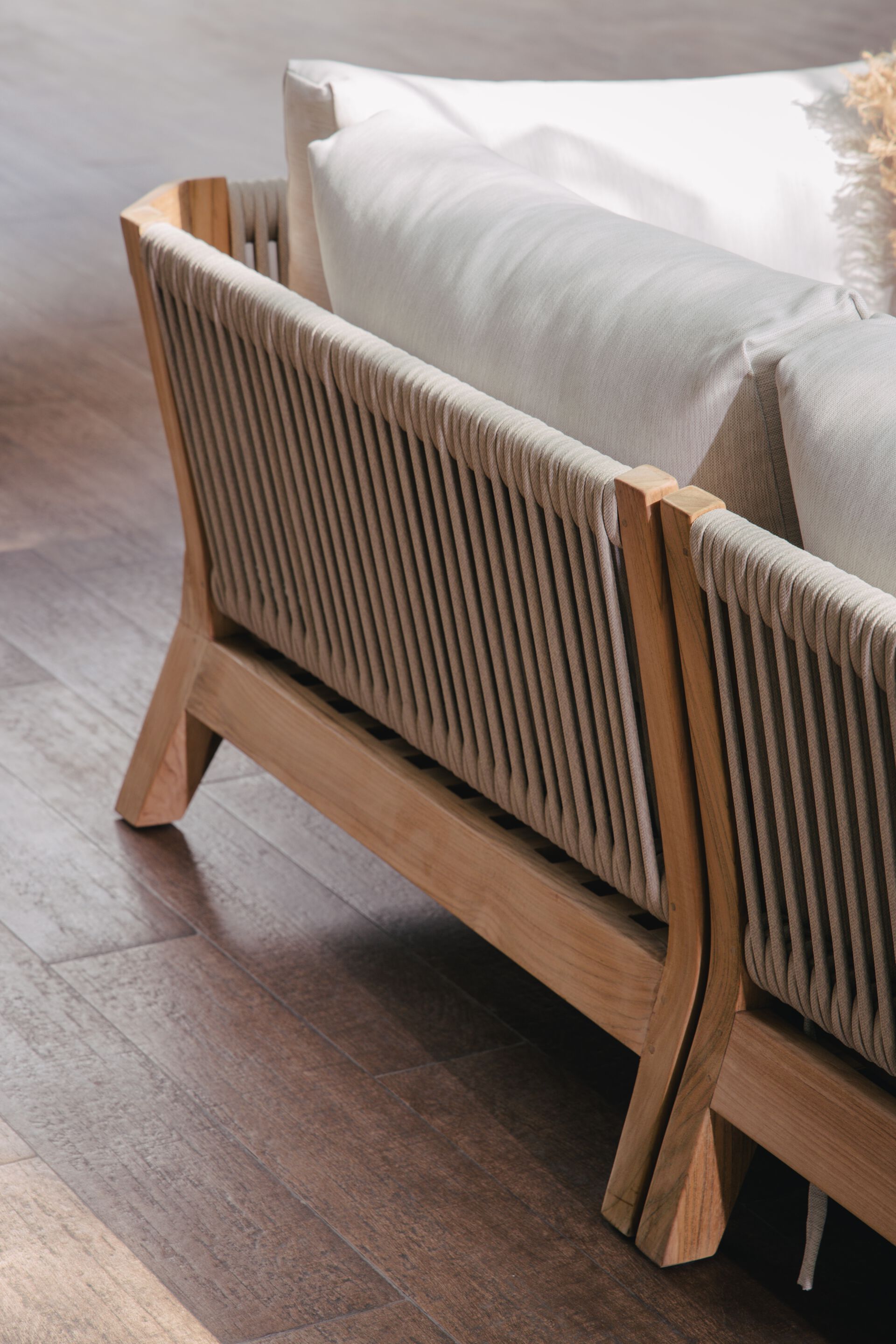 Правый / левый модуль для секционного дивана из тикового дерева cbdesign Венская модульная ARCH-00096006 - Вид №6