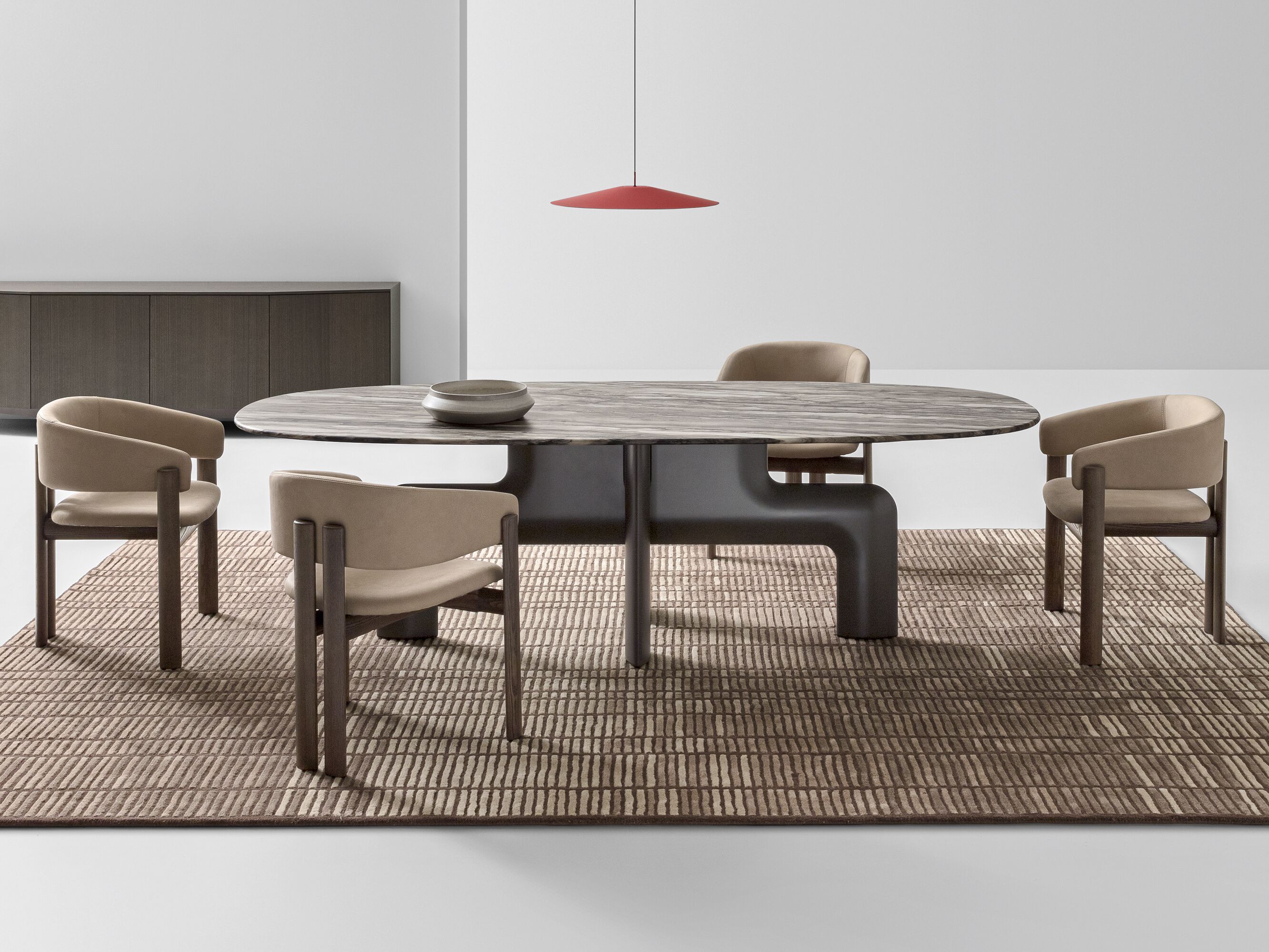 Кожаный стул с подлокотниками Ditre Italia Biarritz ARCH-00067057 - Вид №3