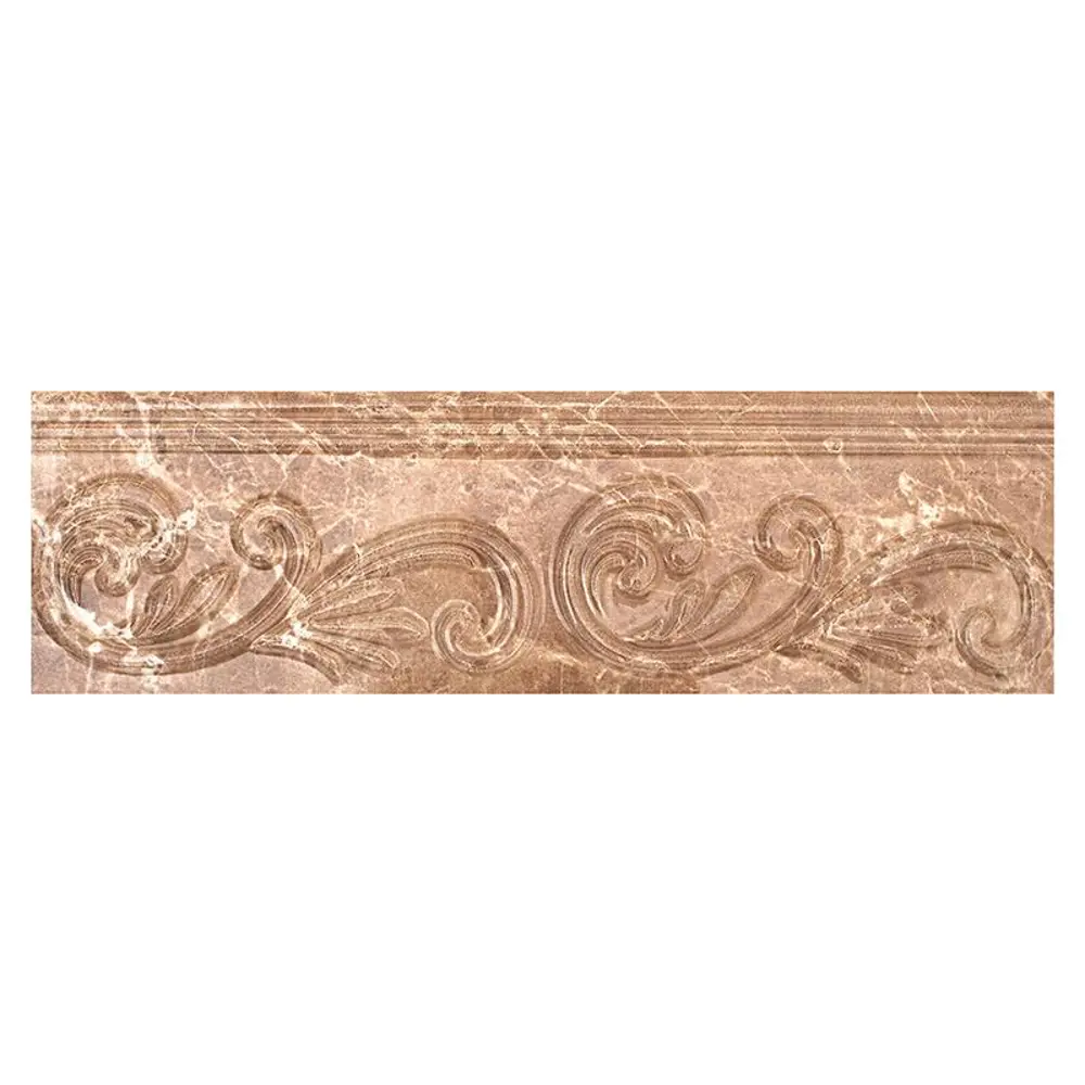 Бордюр Golden Tile «Lorenzo Modern» 30х9 см цвет темно-бежевый STLM-2137438 - Вид №1