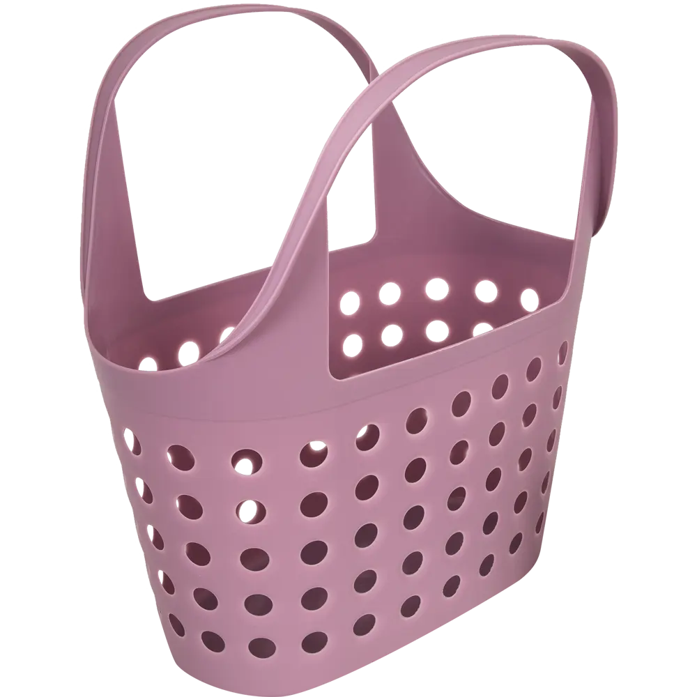 Корзинка Soft 7.6 л пластик цвет сиреневый BEROSSI STLM-2210590