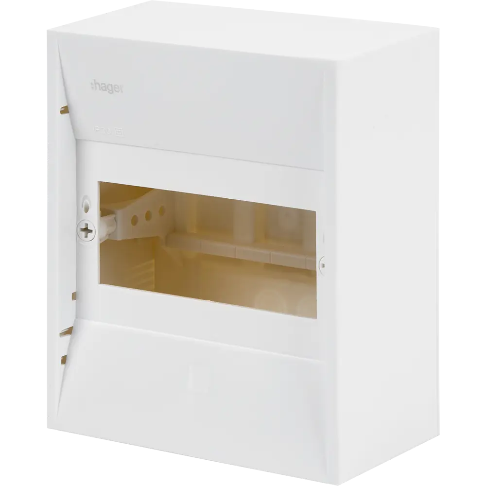 Щит распределительный навесной Hager GD106N 6 модулей IP30 пластик STLM-2176130