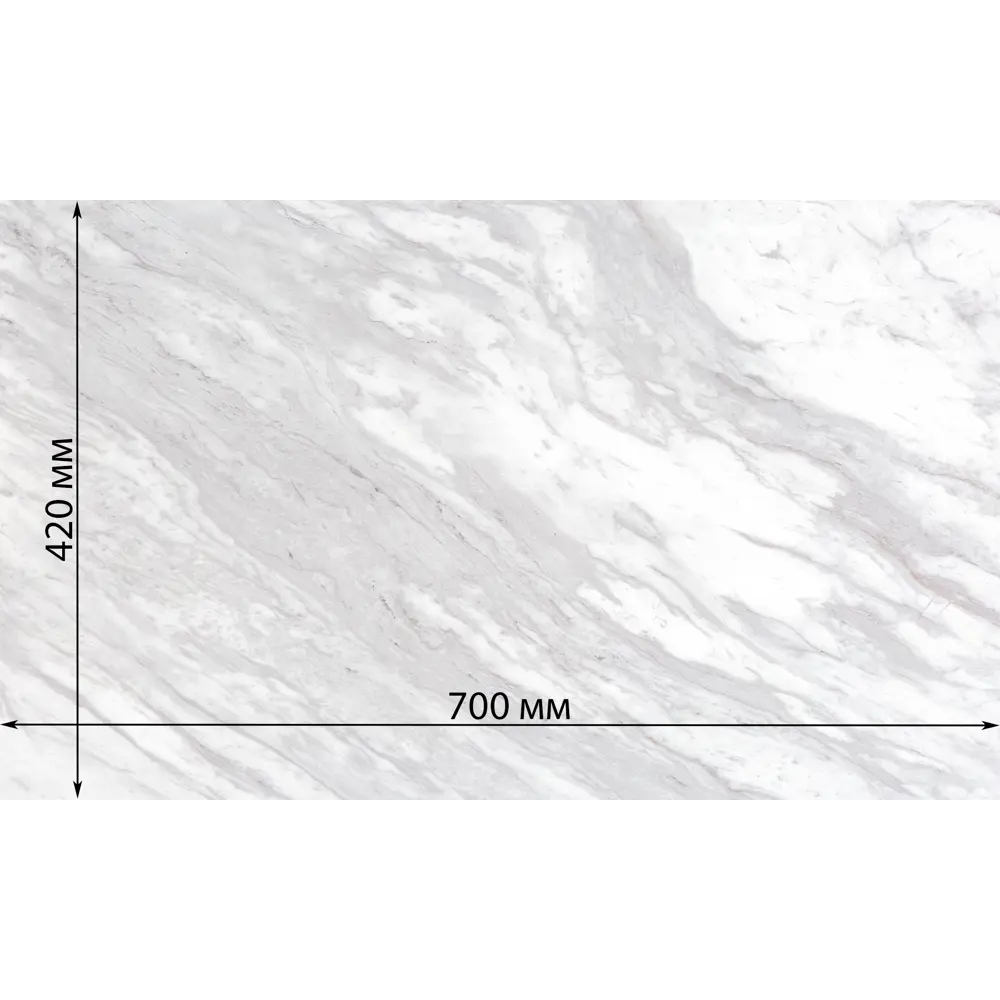 KREAFORTA Панель ПВХ Вигария серый мрамор для влажных помещений 89412575 STLM-1569001 - Вид №11