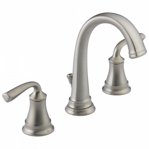 35716LF-SS-ECO Смеситель для ванной комнаты с двумя ручками Delta Faucet Lorain Нержавеющая сталь