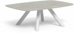 Talenti Низкий прямоугольный садовый журнальный столик из керамогранита Coral Cortc120