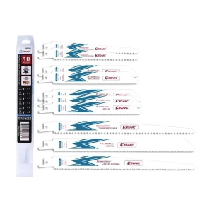 91958660 Набор полотен для сабельной пилы по дереву Ezarc 802041, 10 шт STLM-1395121