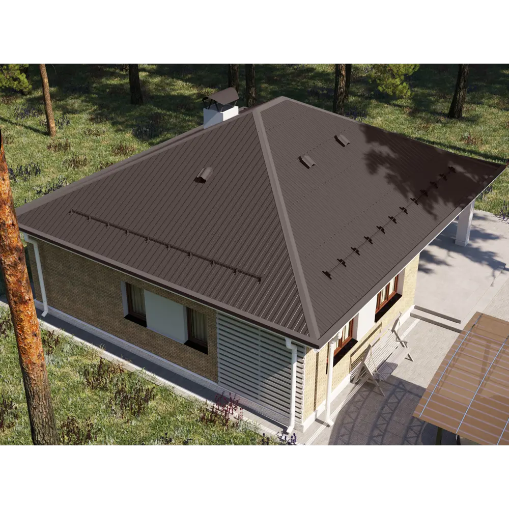 Саморезы металл-дерево 4.8x35 мм цвет коричневый, 250 шт OPTIMA STLM-2187997 - Вид №4