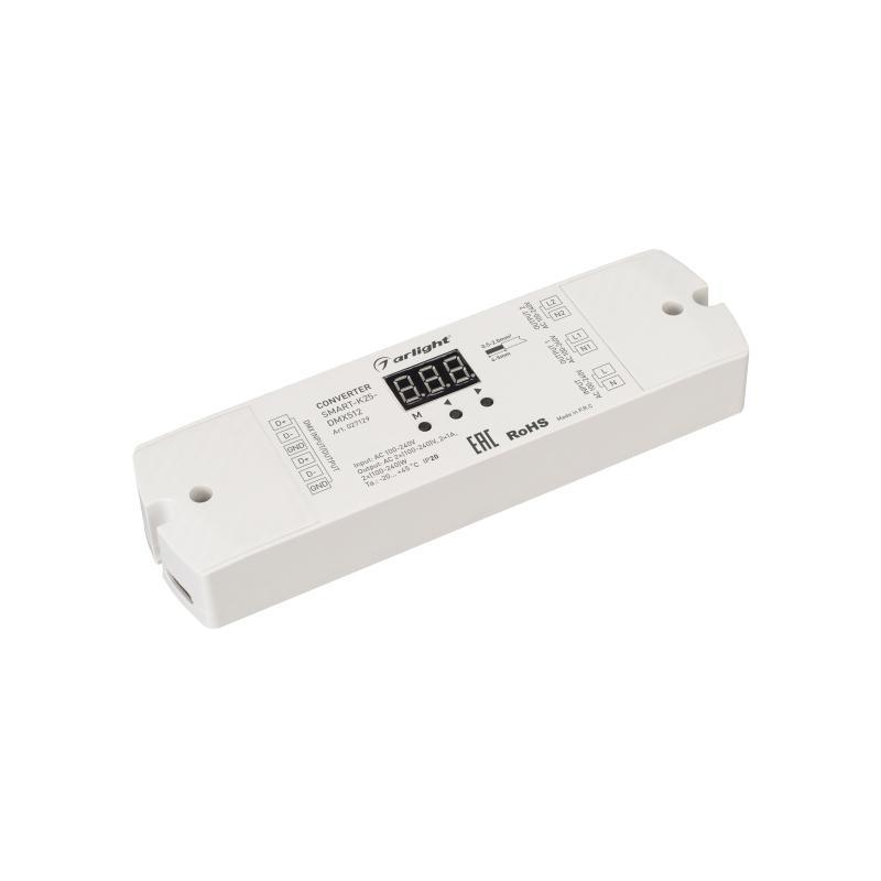 90238389 Конвертер SMART-K25-DMX512 230V 2x1A TRIAC 027129 STLM-0144747 ARLIGHT