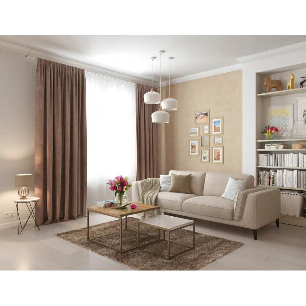 Обои бумажные Марс 0.53х10.05 м цвет бежевый МОСКОВСКАЯ ОБОЙНАЯ ФАБРИКА STLM-2129607 - Вид №2