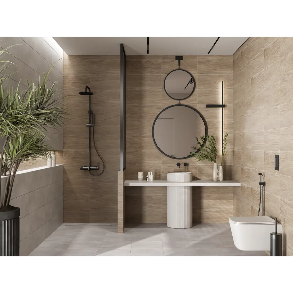 Плитка настенная Gracia Ceramica Java A0552D19601, 25x60 см 1.2 м² матовая цвет бежевый STLM-2002539 - Вид №4