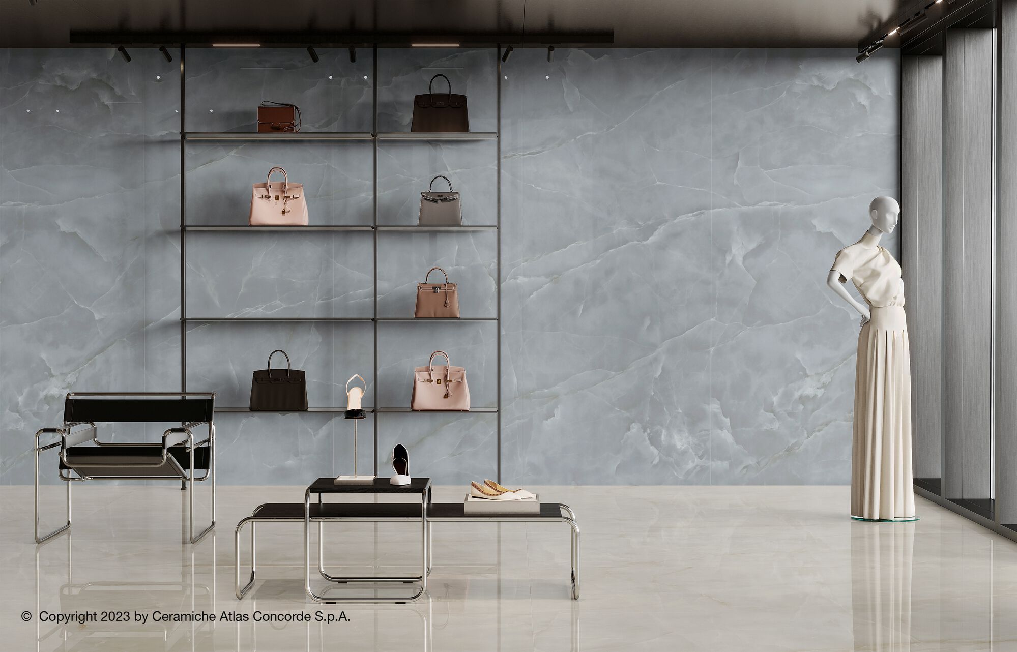 Напольное / керамогранит с эффектом оникса Atlas Concorde Marvel Onyx ARCH-00100320 - Вид №42