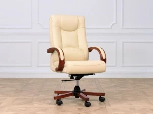 Arrediorg.it® Кожаное вращающееся кресло для офиса