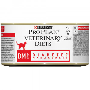 ПР0033167 Корм для кошек Veterinary Diets DM St/Ox при диабете, говядина конс. 195г Pro Plan
