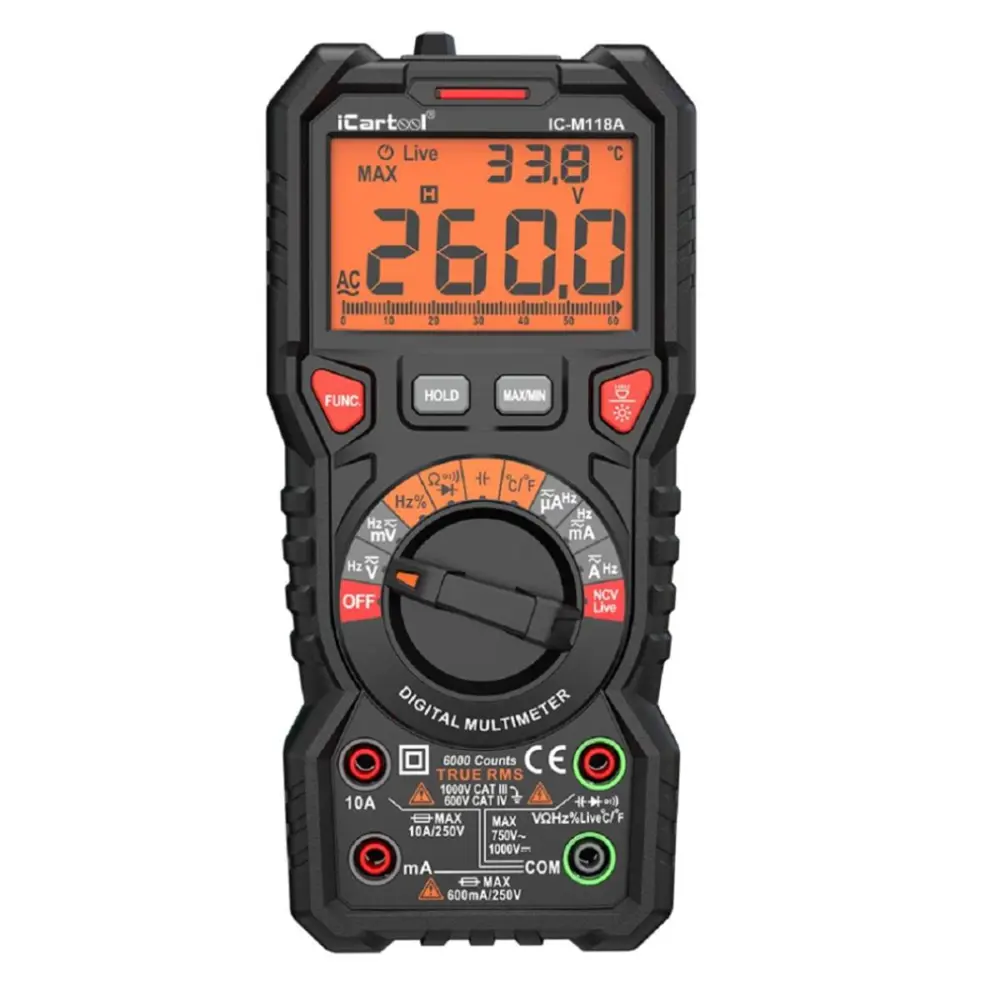 Мультиметр цифровой Icartool IC-M118A