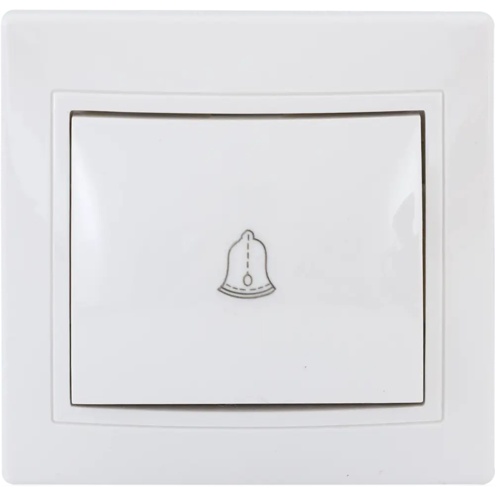 Кнопка звонка TDM ELECTRIC Таймыр - белая элегантность для вашего дома 85591339 STLM-0064424 - Вид №1