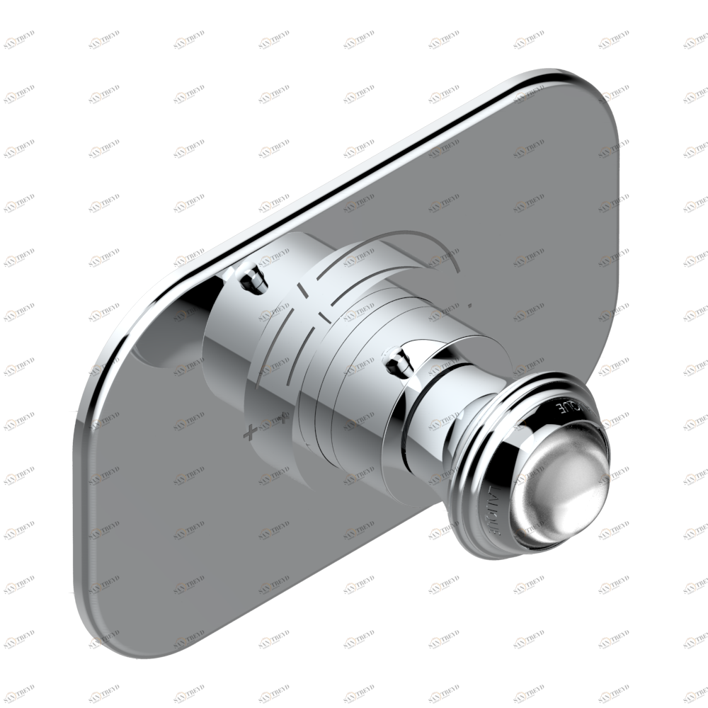 A2J-5100B Ручка регулировки для термостата THG, арт.5100A 1/2" и 5200A 3/4" Thg-paris Papillon Хром A2J 5100B  A02 CAT.A