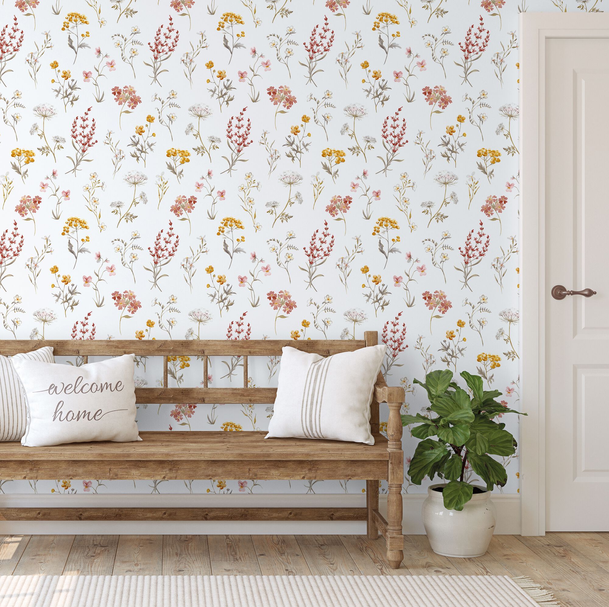 Обои с цветочными мотивами ICH Hana ARCH-00060028 - Вид №4