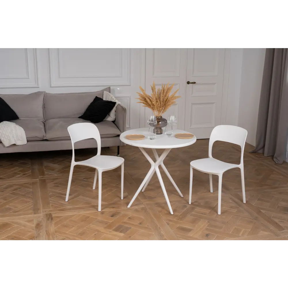 Стул Sedara 45x83x56 см полипропилен цвет белый Santreyd STLM-2083245 - Вид №5