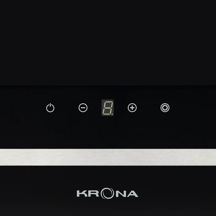 9946170 Вытяжка наклонная KRONA DOMENIKA 600 S черный/серебристый STDN-0090070 - Вид №7