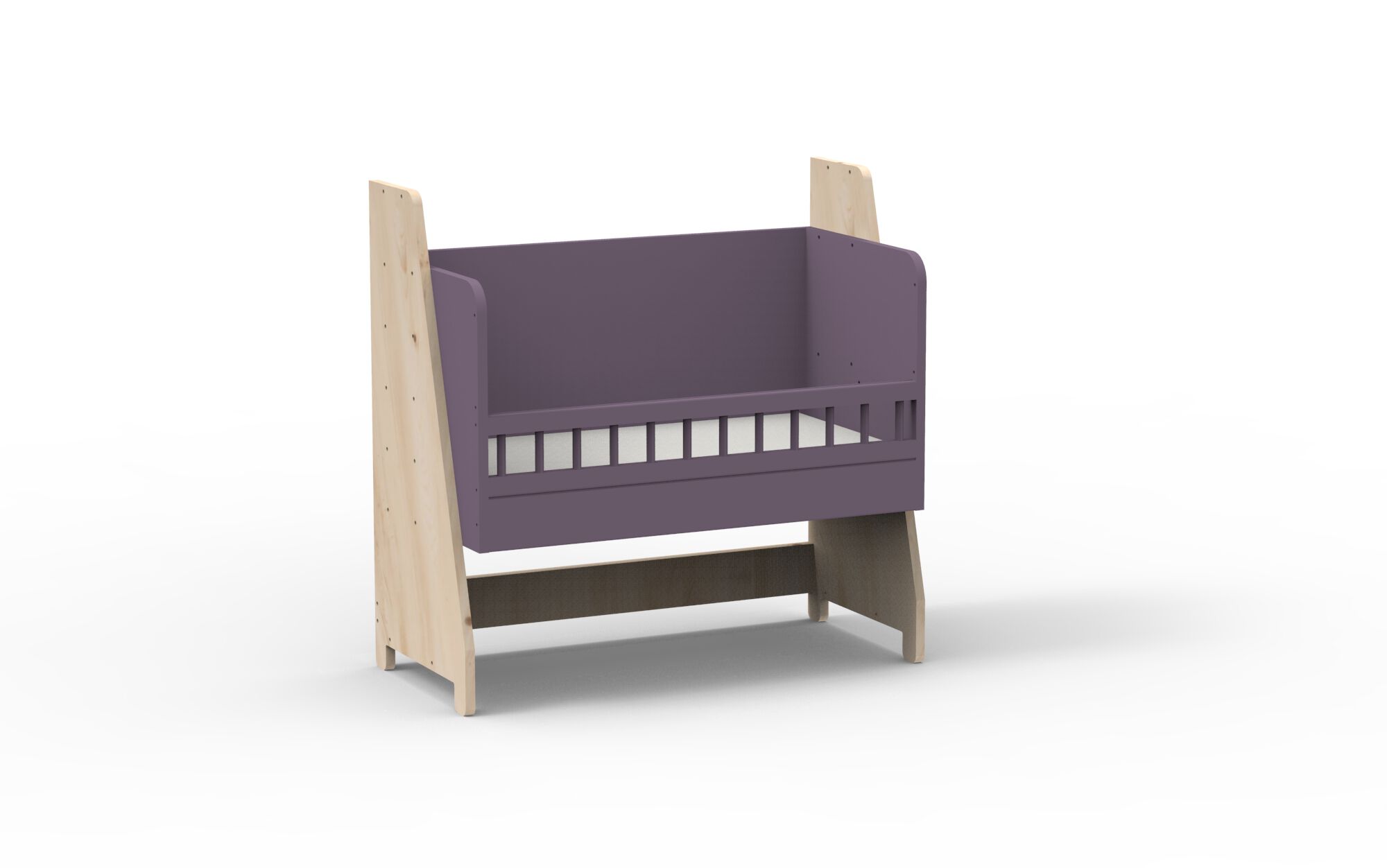 Лакированная деревянная кровать для сна Mathy by Bols ASYMETRY ARCH-00052185 - Вид №68