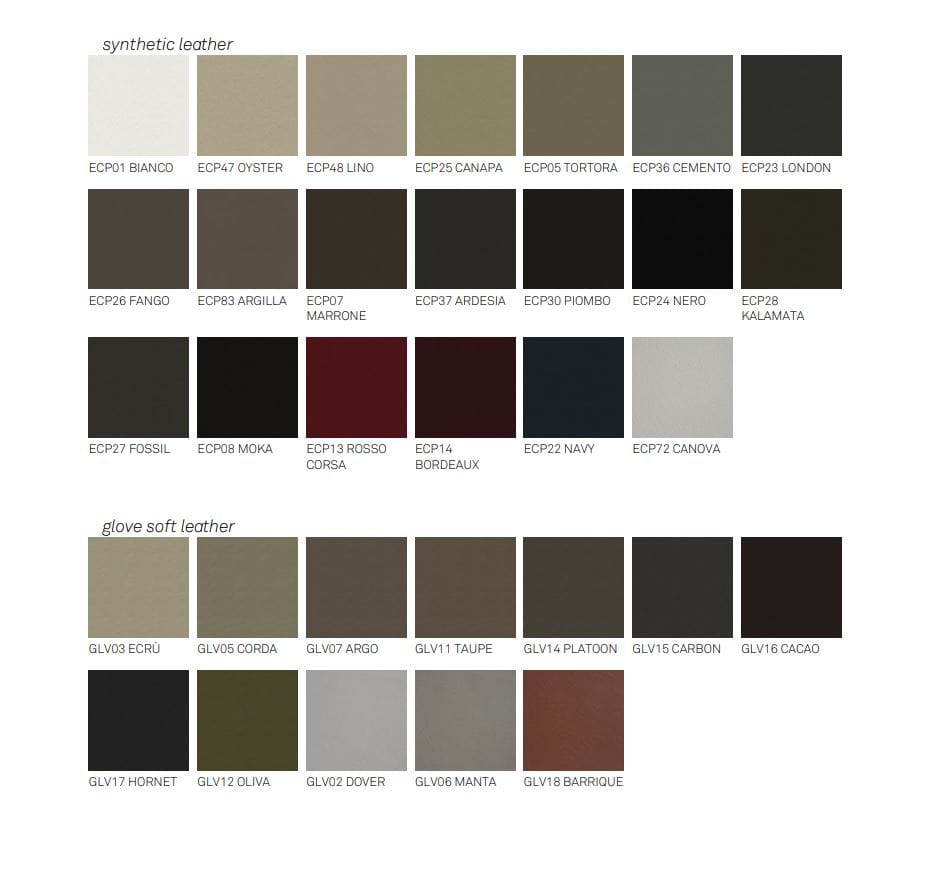 Прямоугольная кожаная прикроватная тумбочка Cattelan italia DORIAN ARCH-00058874 - Вид №3