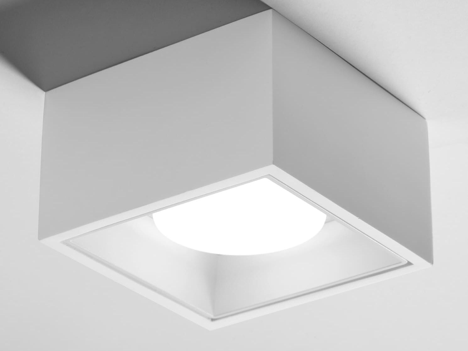 Гипсовый потолочный светильник Tecnico NASSO QUADRATA ARCH-00131101 - Вид №1